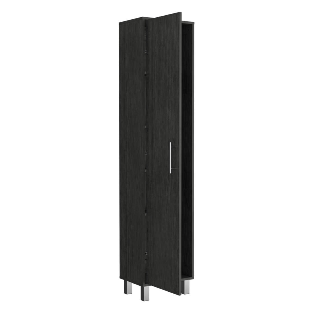 71" Gray Wood Pantry Or Storage Closet - GreatEagleInc