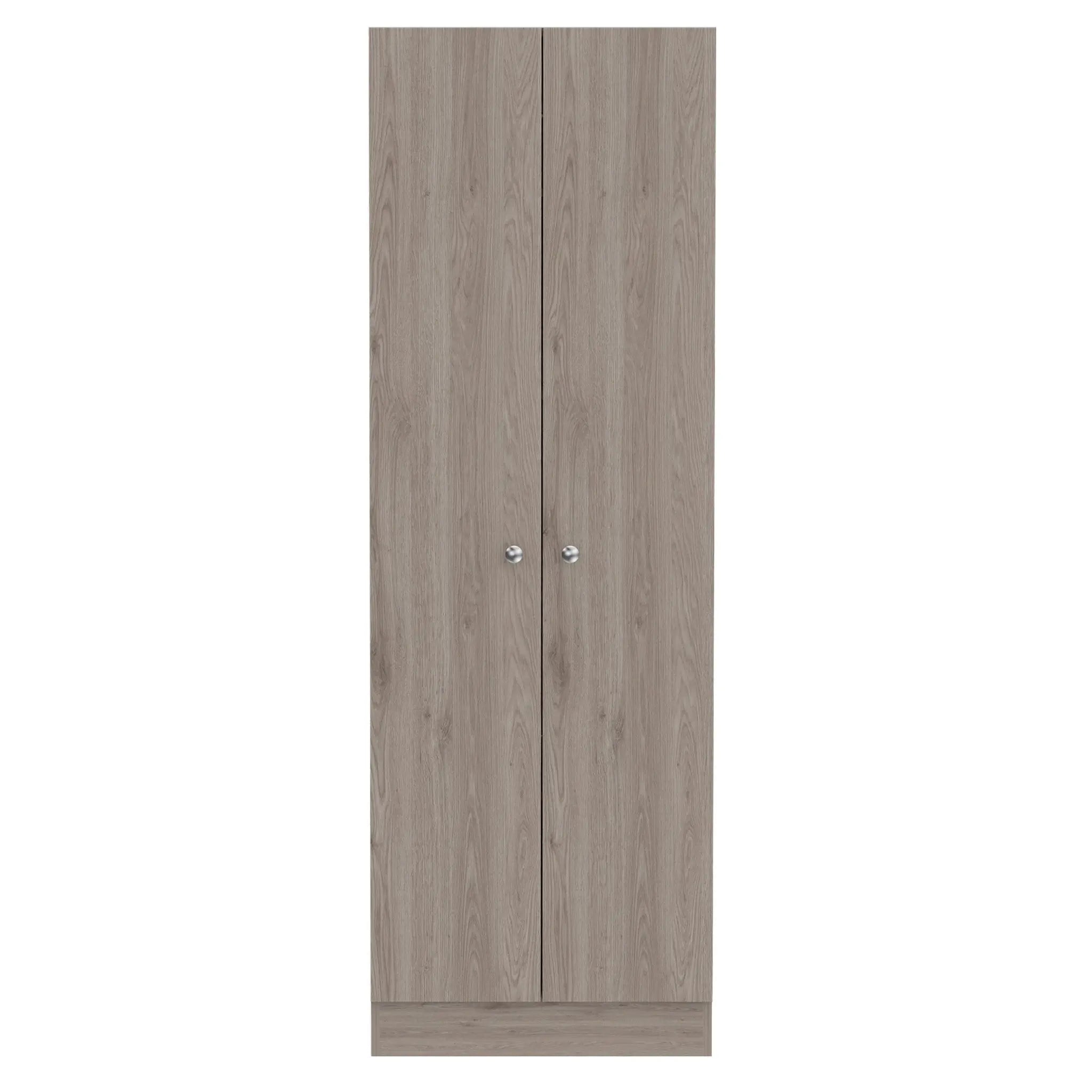 71" Light Gray Wood Pantry Or Storage Closet - GreatEagleInc