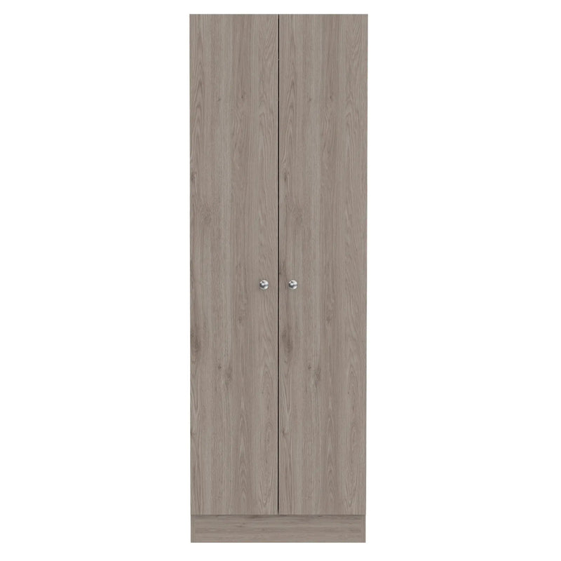 71" Light Gray Wood Pantry Or Storage Closet - GreatEagleInc