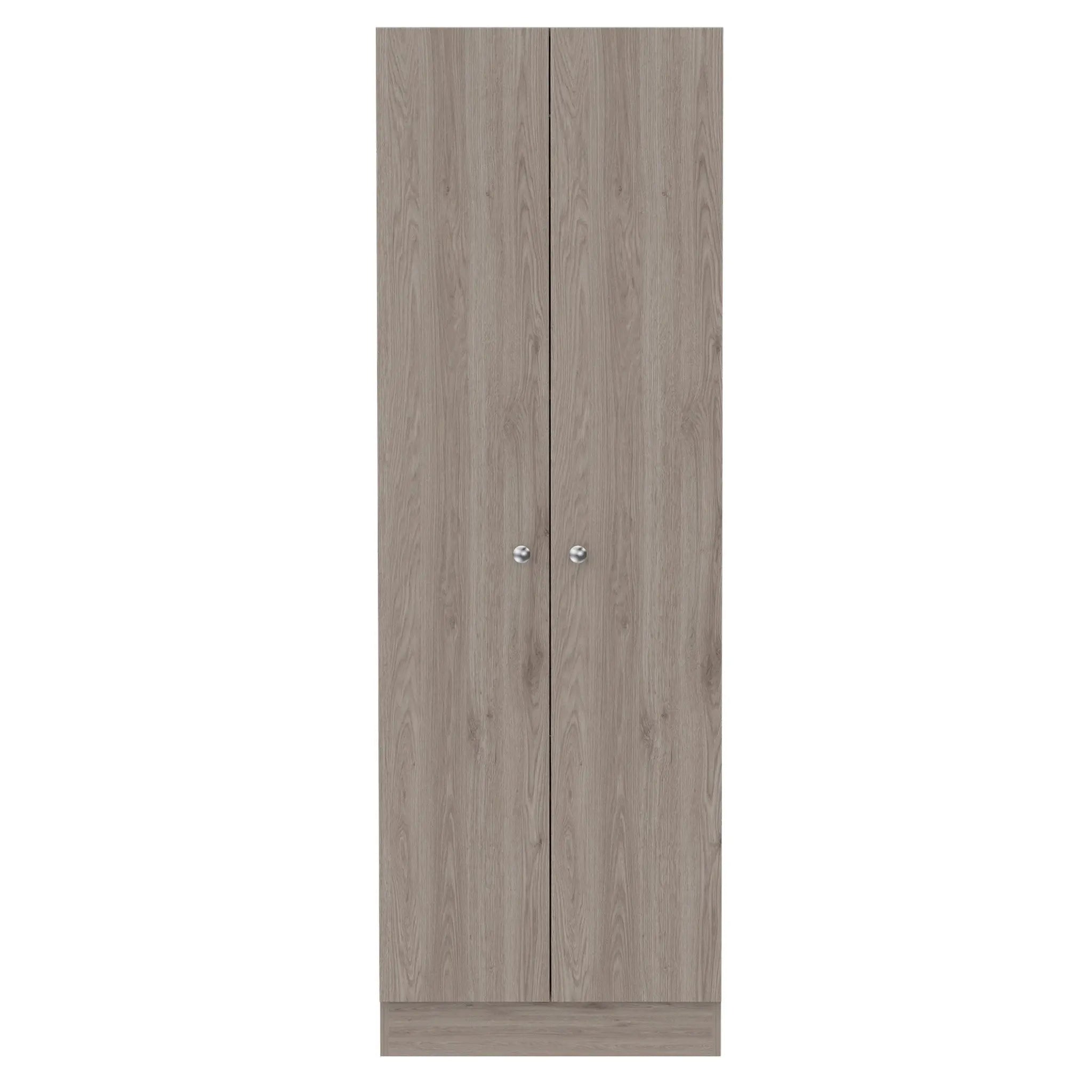 71" Light Gray Wood Pantry Or Storage Closet - GreatEagleInc