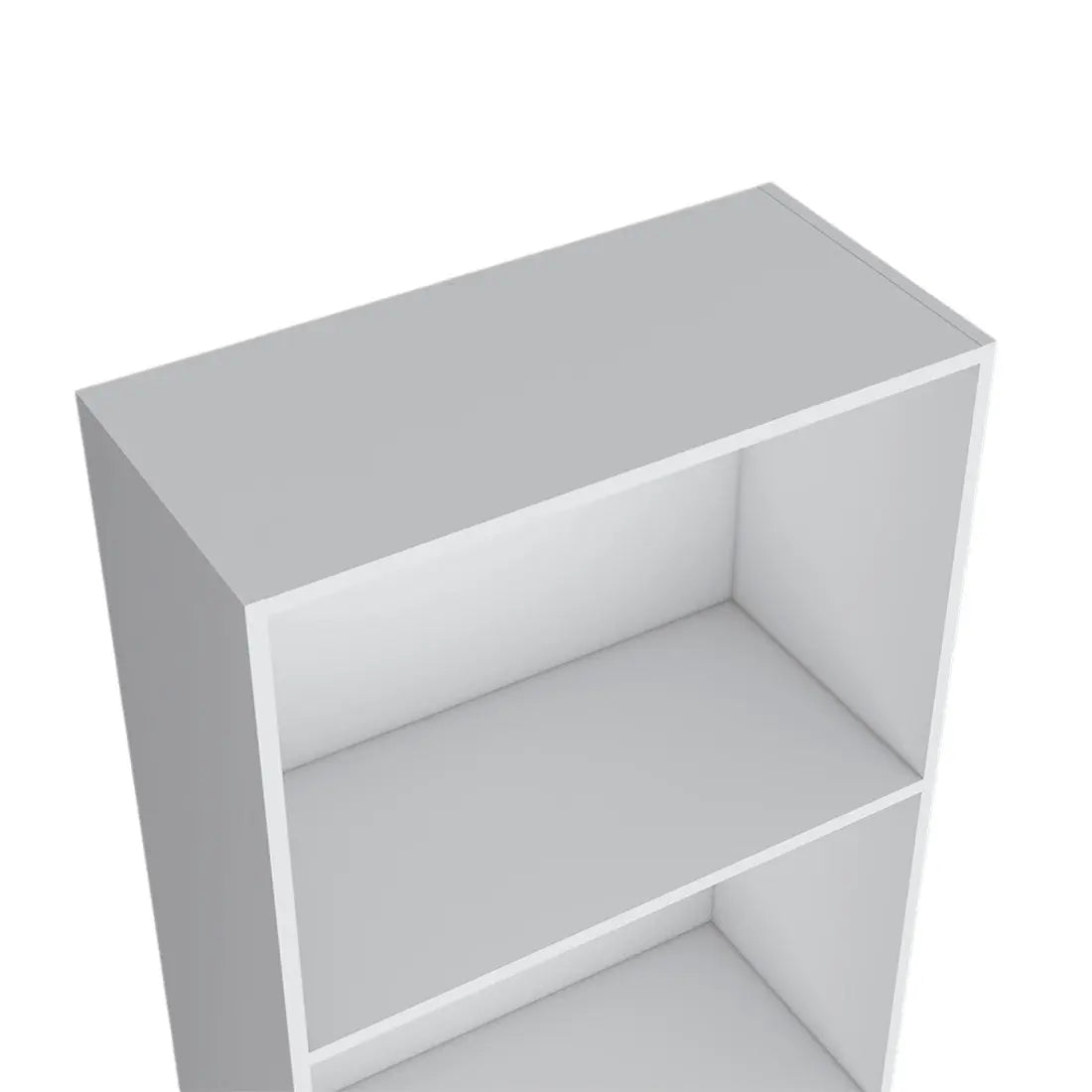 71" White Wood Four Tier Bookcase Homeroots Office
