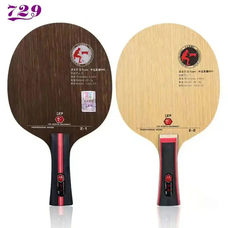 729-Friendship-Z1-Z2-table-tennis-racket-set-Table-Tennis-Blade-Offensive-5-Wood-2-Soft-Carbon-Ping-Pong-Blade-with-rubber-FreeDropship-335270116