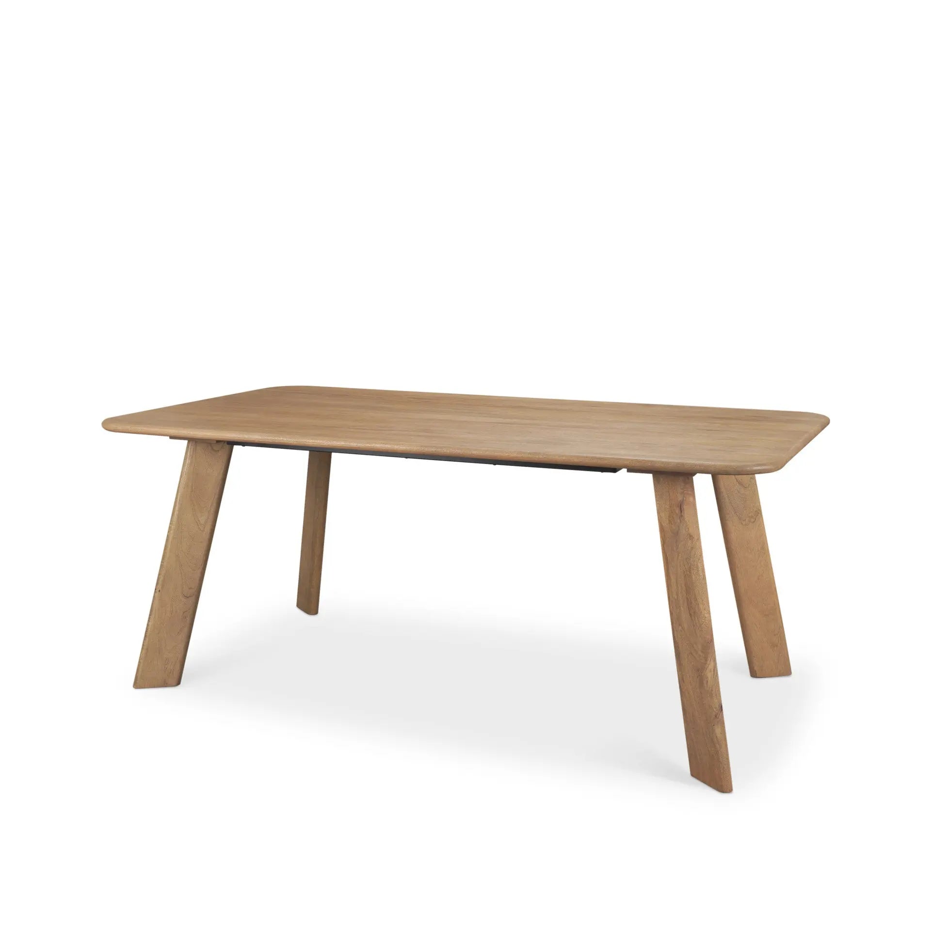 72" Brown Solid Wood Dining Table Homeroots Kitchen & Dining