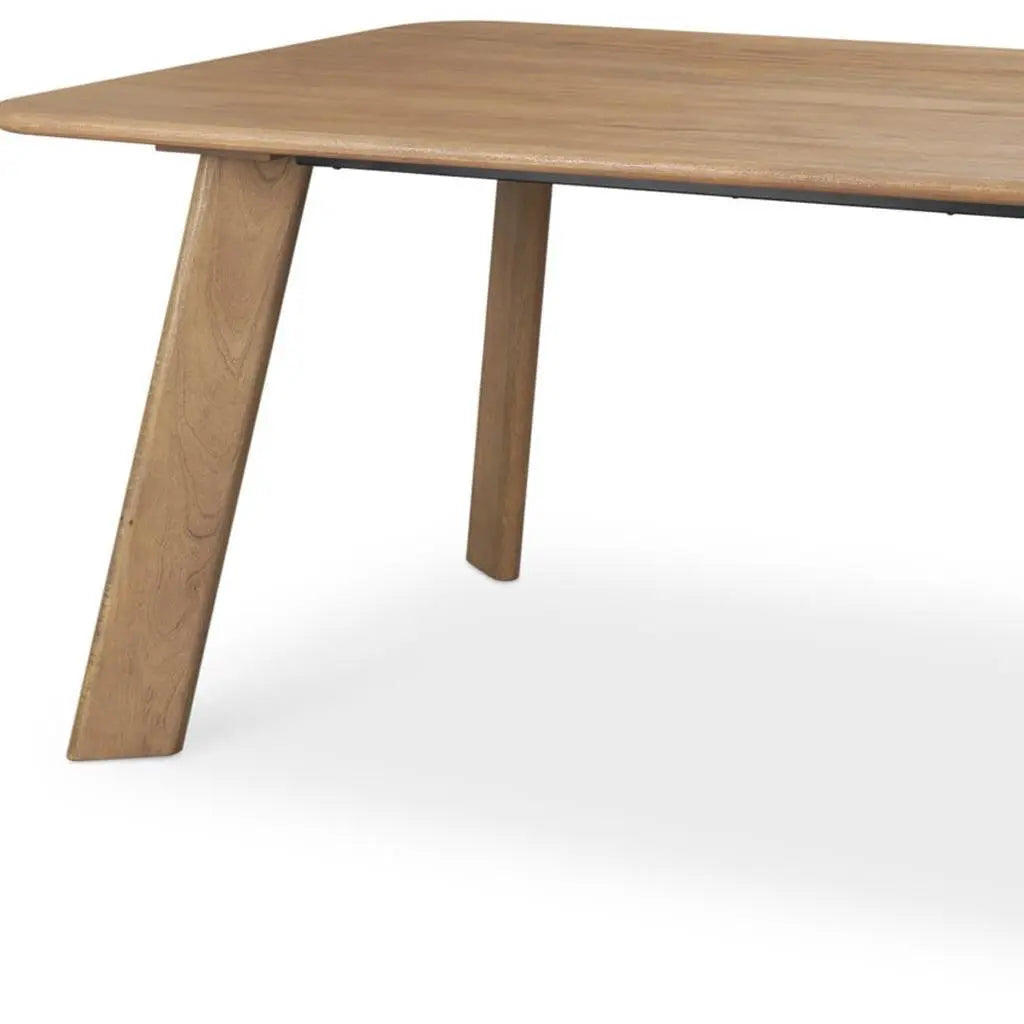72" Brown Solid Wood Dining Table Homeroots Kitchen & Dining