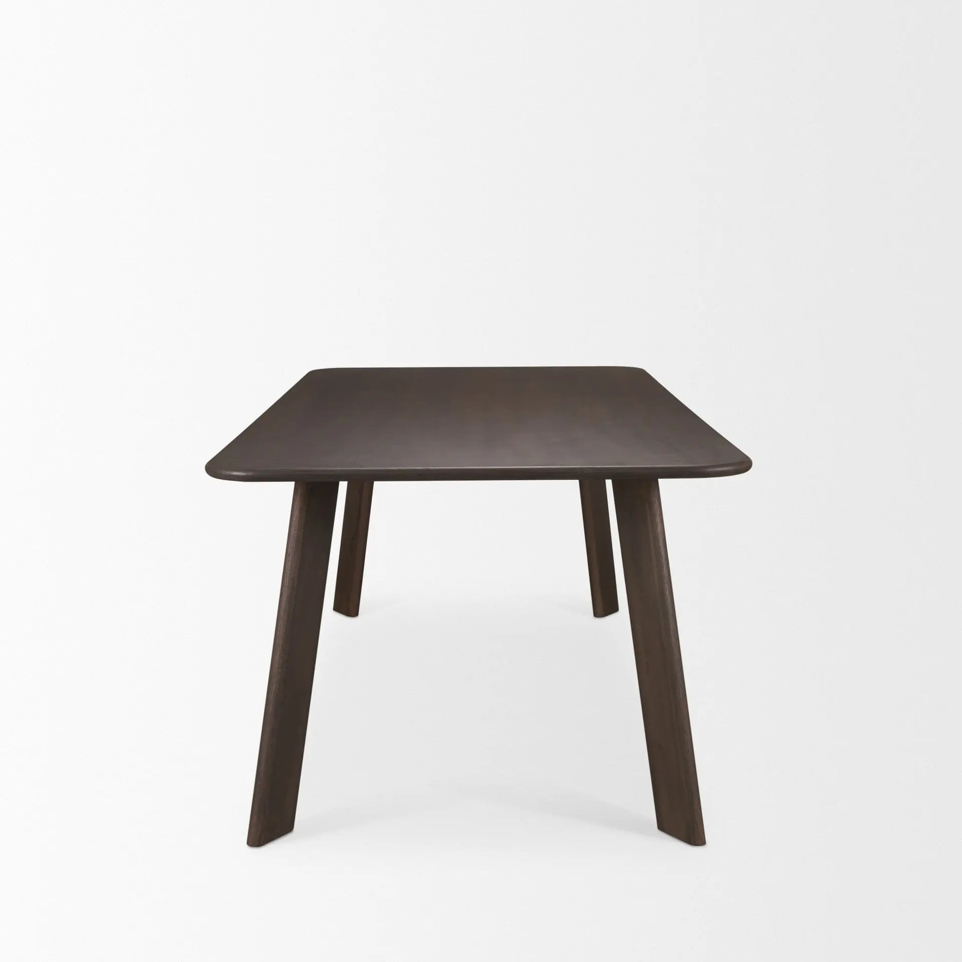 72" Brown Solid Wood Dining Table Homeroots Kitchen & Dining