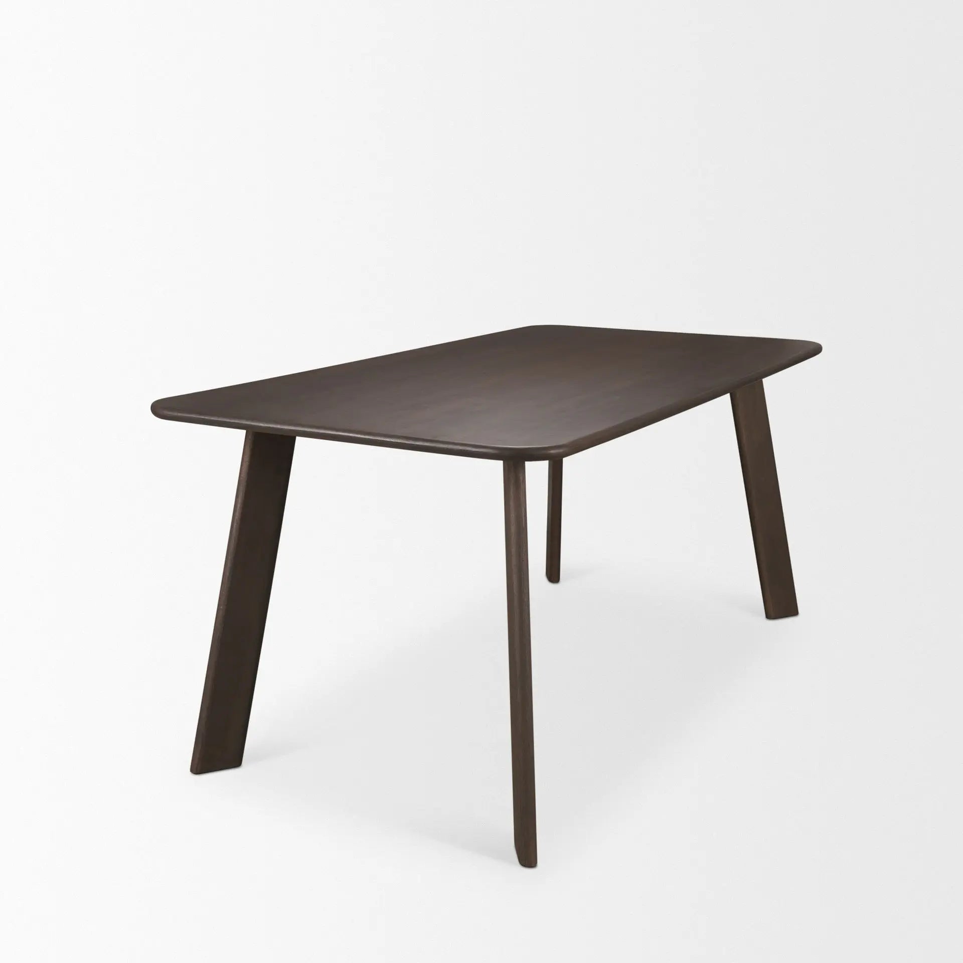 72" Brown Solid Wood Dining Table Homeroots Kitchen & Dining