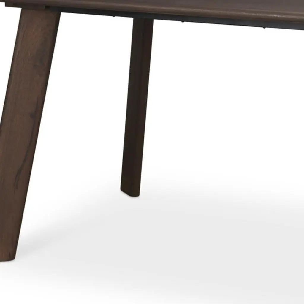 72" Brown Solid Wood Dining Table Homeroots Kitchen & Dining