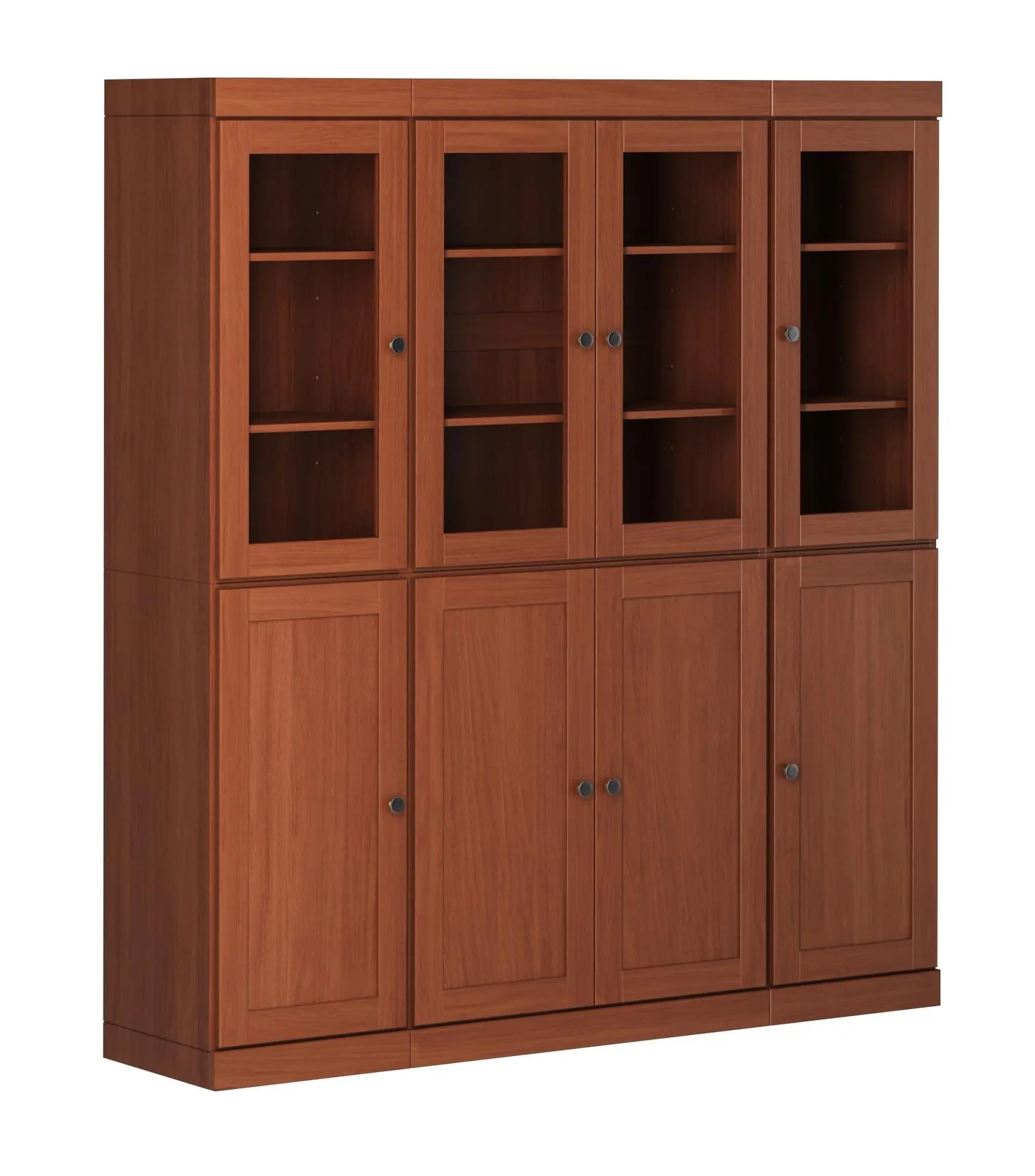 72" Coffee Solid Wood 8 Two Drawer Pantry Or Storage Closet Homeroots Kitchen & Dining
