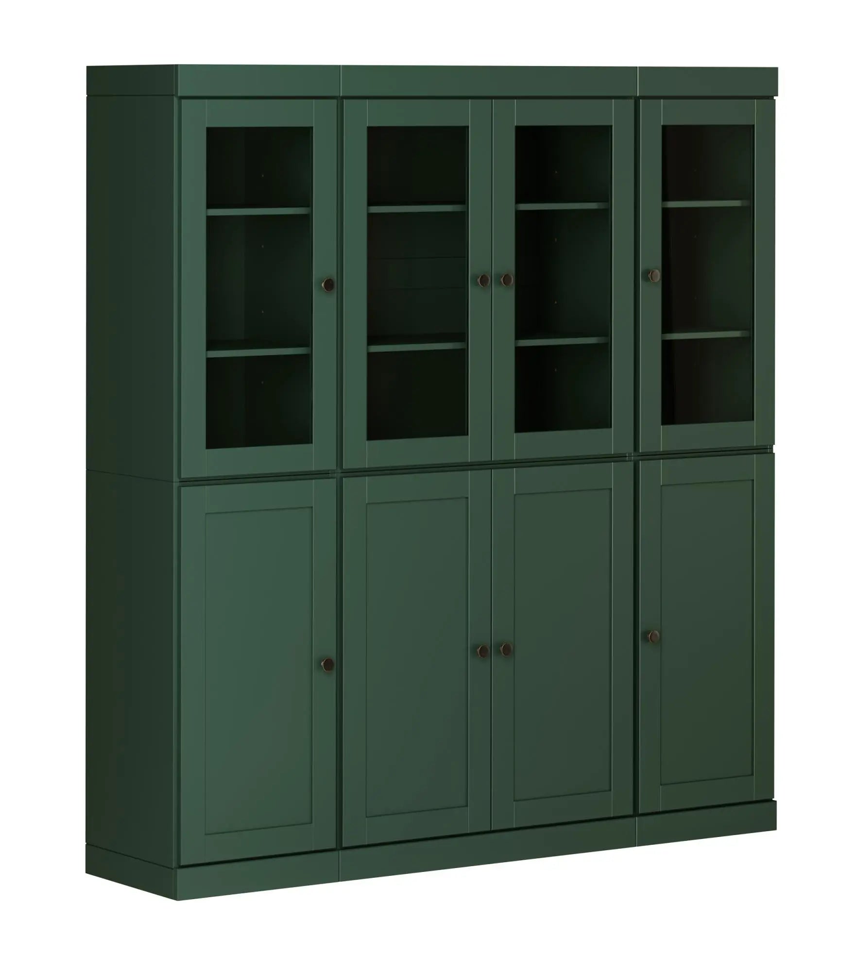 72" Green Solid Wood 8 Pantry Or Storage Closet Homeroots Kitchen & Dining