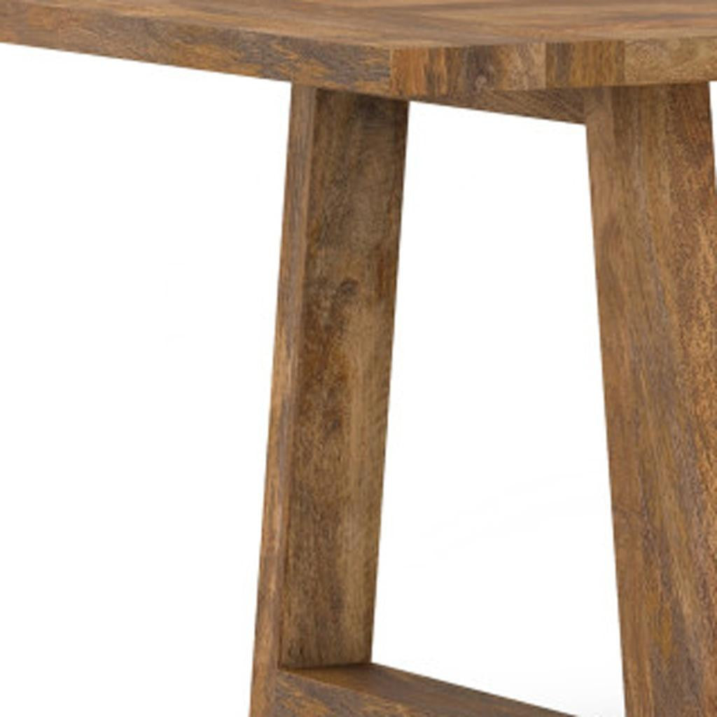 72" Natural Solid Wood Dining Table Homeroots Kitchen & Dining