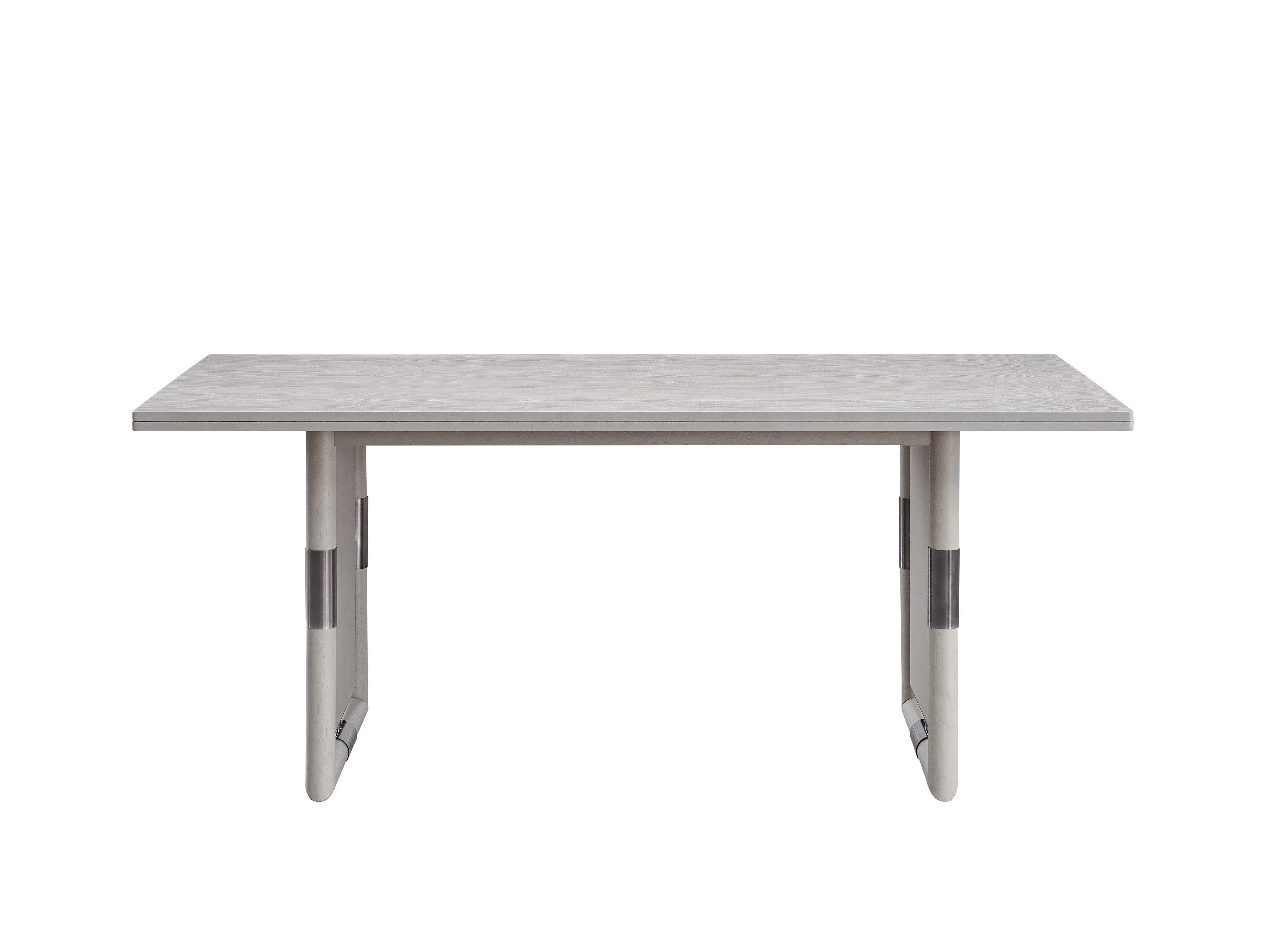 72" Natural Wood Double Pedestal Base Dining Table Homeroots Kitchen & Dining
