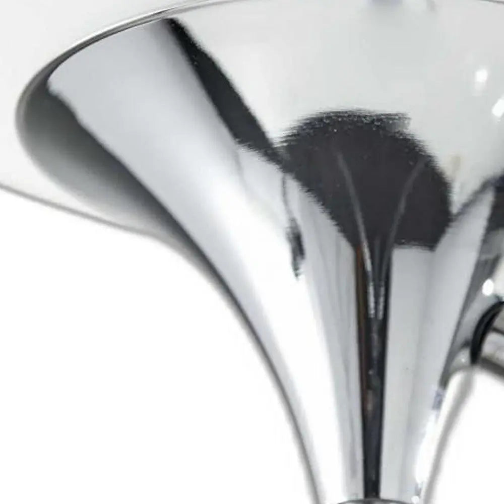 72" Silver With White Glass Shade - GreatEagleInc