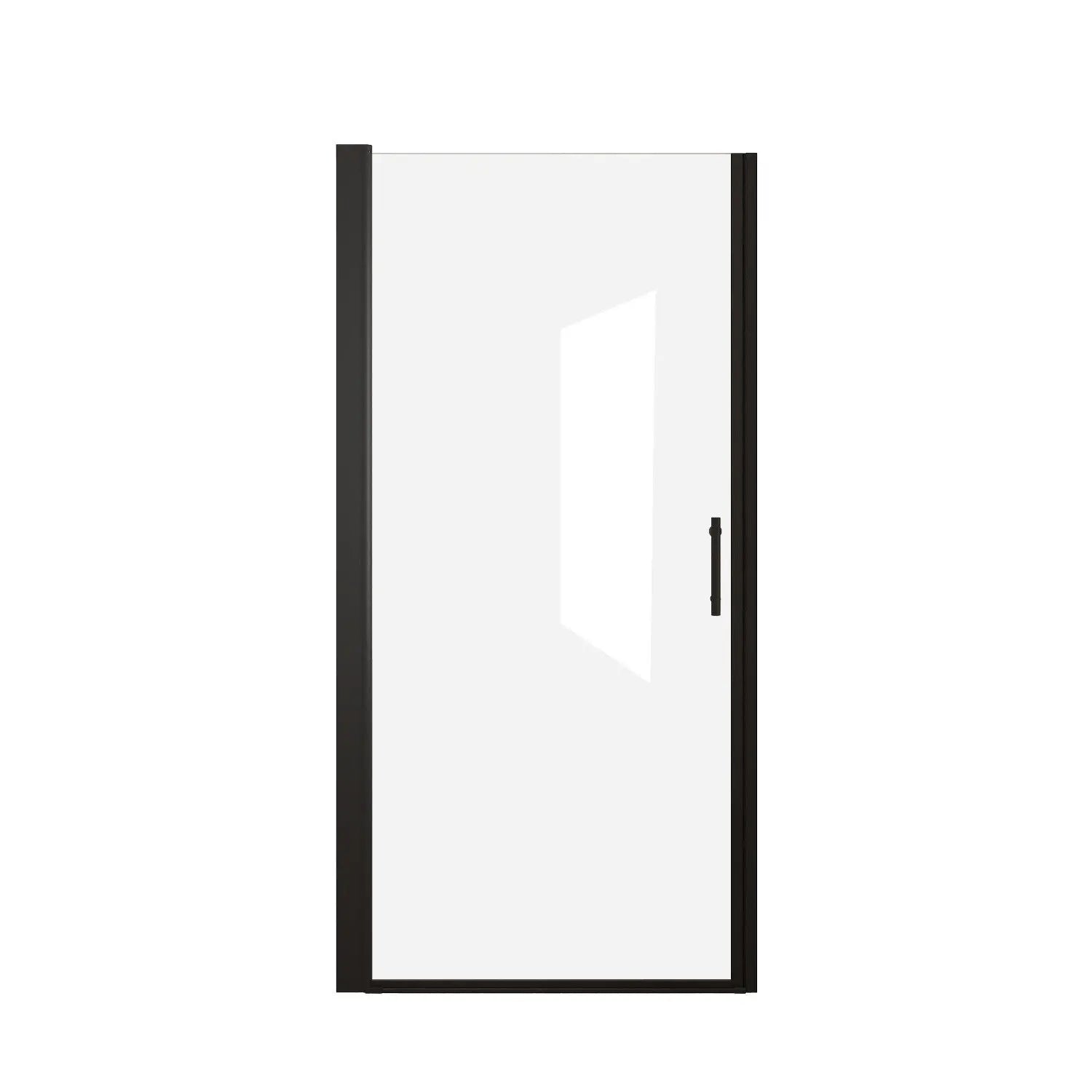 72" X 28" Aluminum and Tempered Glass Shower Door Homeroots Bed & Bath