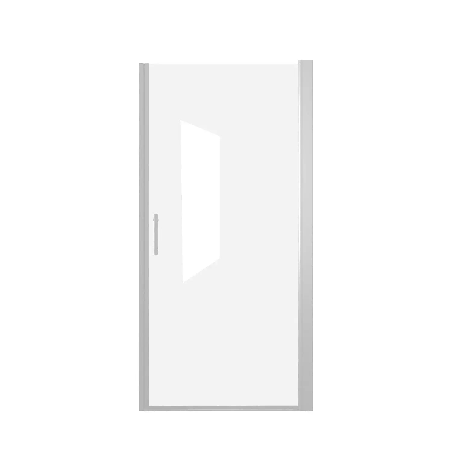 72" X 32" Aluminum and Tempered Glass Shower Door Homeroots Bed & Bath