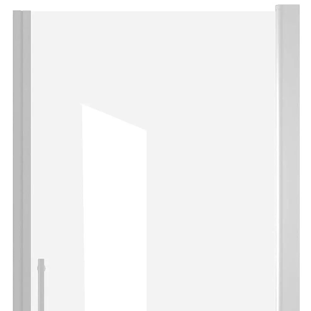 72" X 32" Aluminum and Tempered Glass Shower Door Homeroots Bed & Bath