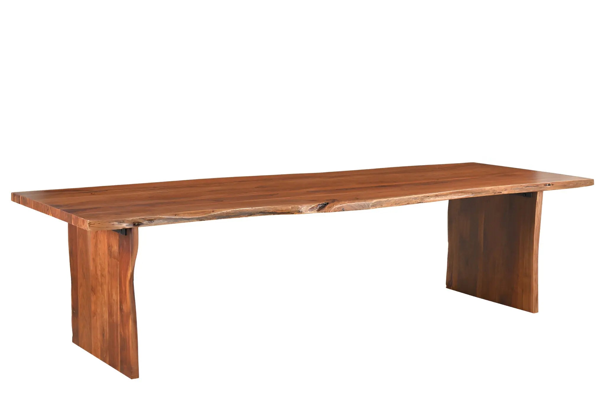 73" Brown Solid Wood Dining Bench Homeroots Living Room