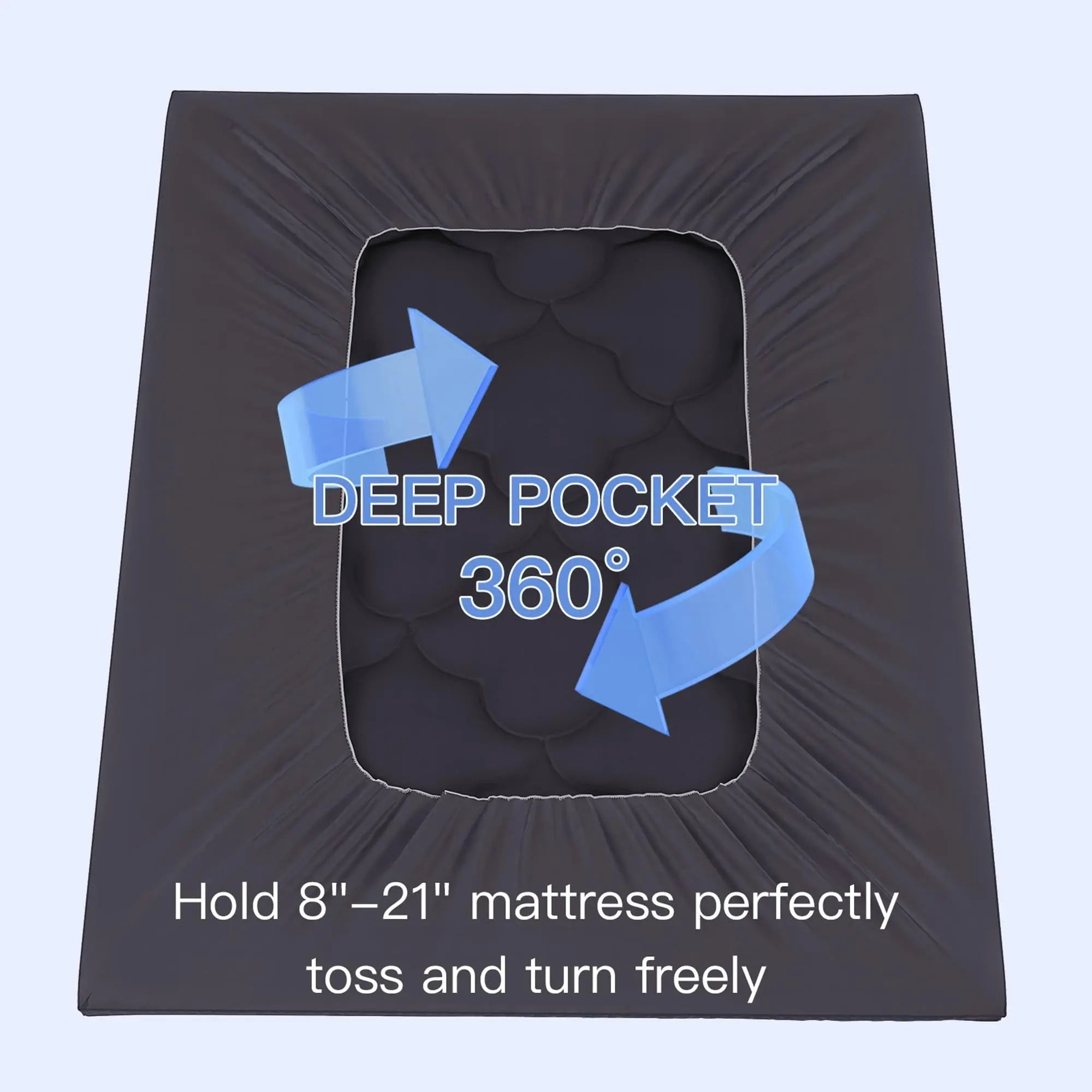 75" White Cotton Water Resistant Mattress topper with Removable Cover - GreatEagleInc