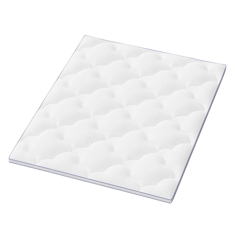 75" White Cotton Water Resistant Mattress topper with Removable Cover - GreatEagleInc
