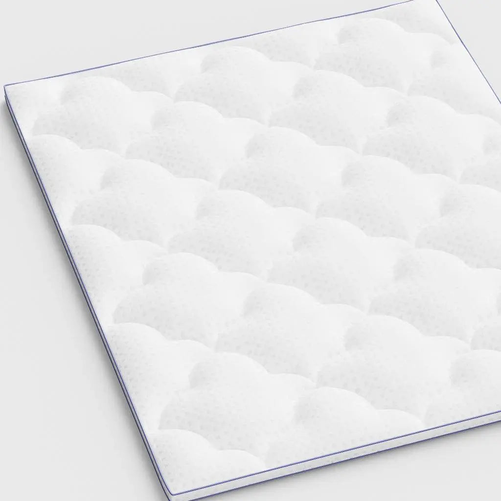 75" White Cotton Water Resistant Mattress topper with Removable Cover - GreatEagleInc