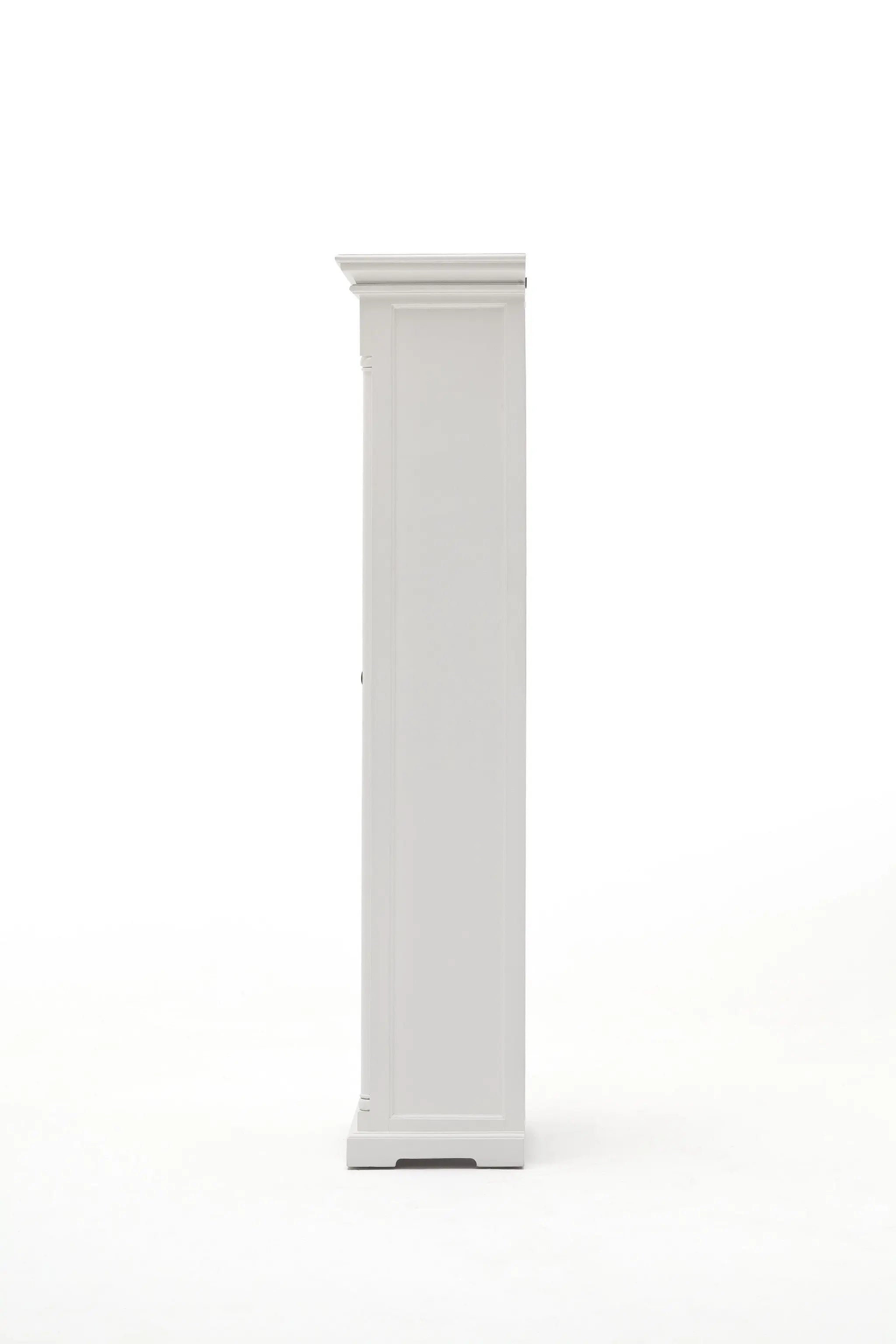 75" White Solid Wood Pantry Or Storage Closet Homeroots Kitchen & Dining