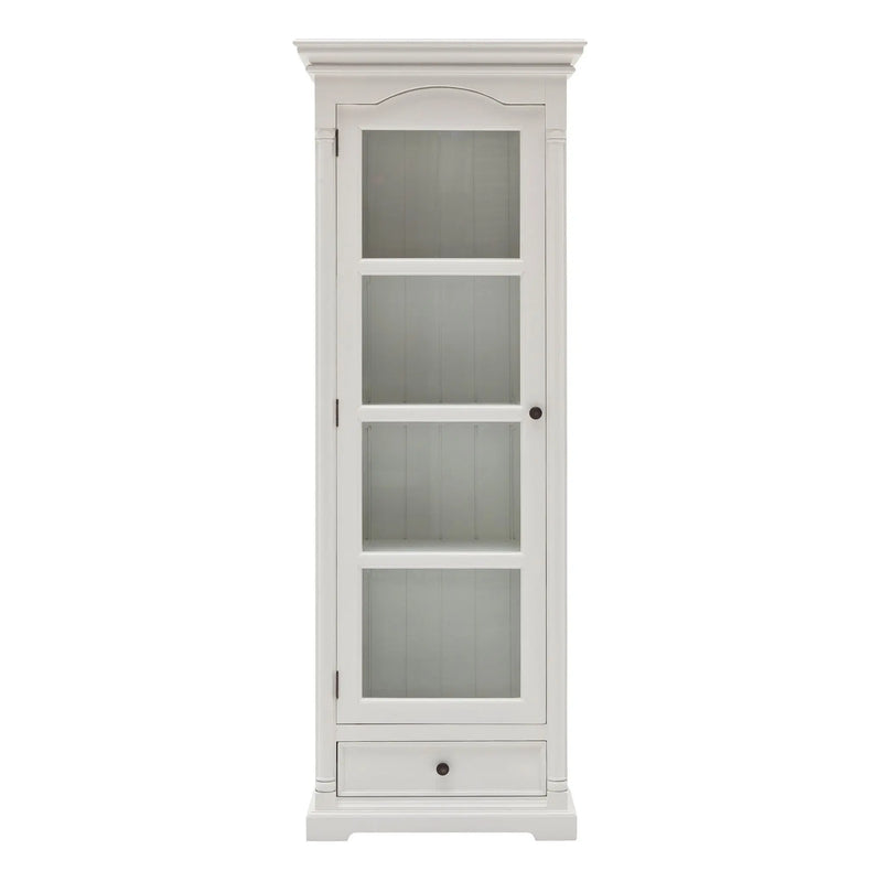 75" White Solid Wood Pantry Or Storage Closet Homeroots Kitchen & Dining