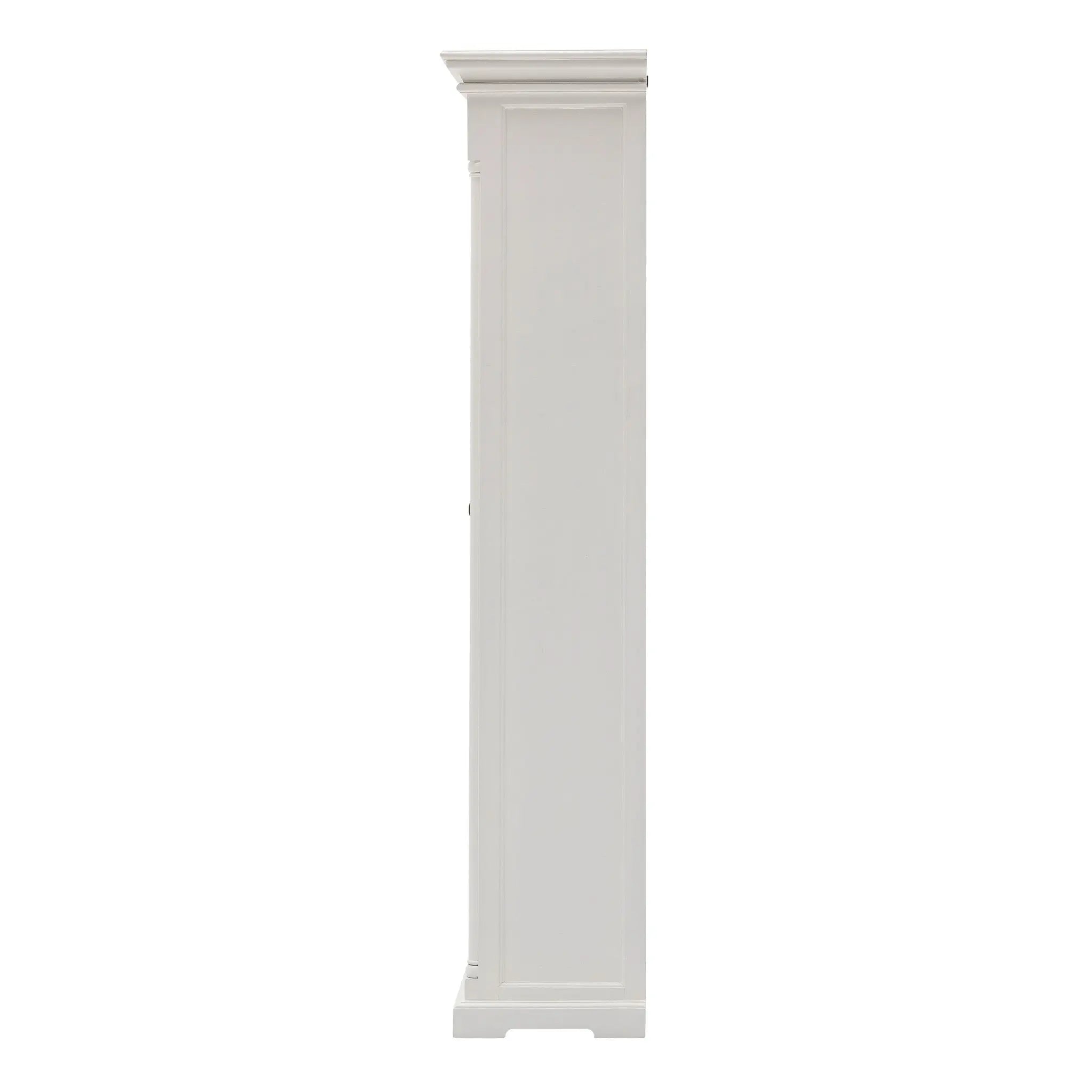 75" White Solid Wood Pantry Or Storage Closet Homeroots Kitchen & Dining