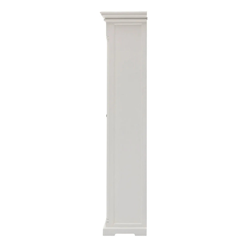 75" White Solid Wood Pantry Or Storage Closet Homeroots Kitchen & Dining