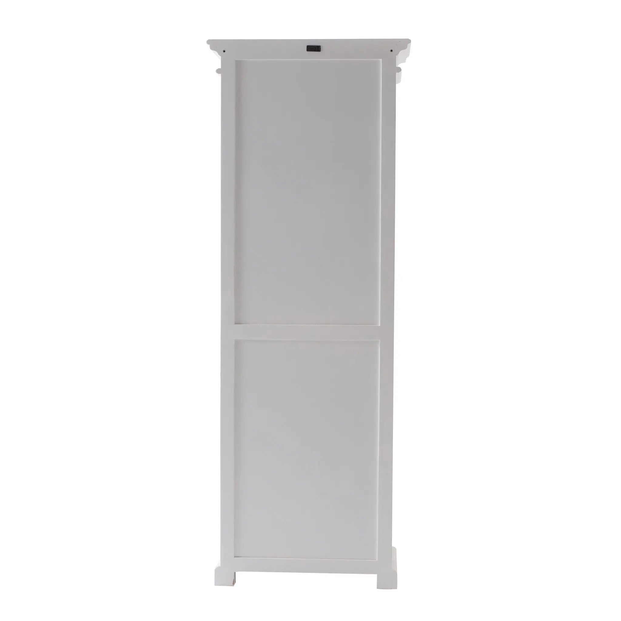 75" White Solid Wood Single Door Pantry Or Storage Closet Homeroots Kitchen & Dining