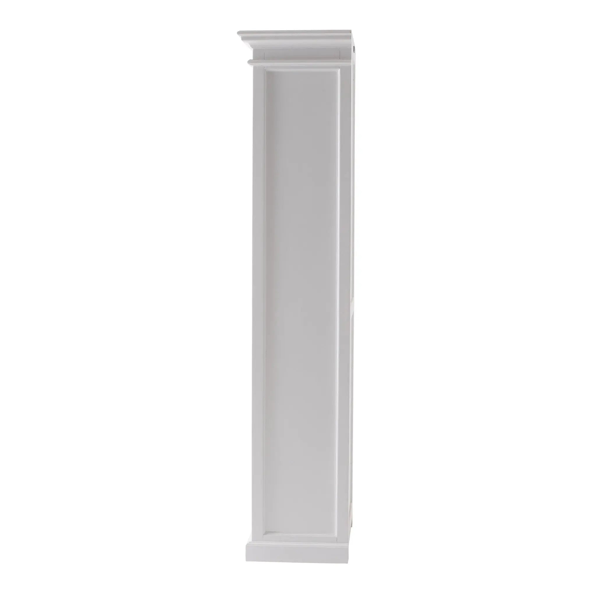 75" White Solid Wood Single Door Pantry Or Storage Closet Homeroots Kitchen & Dining