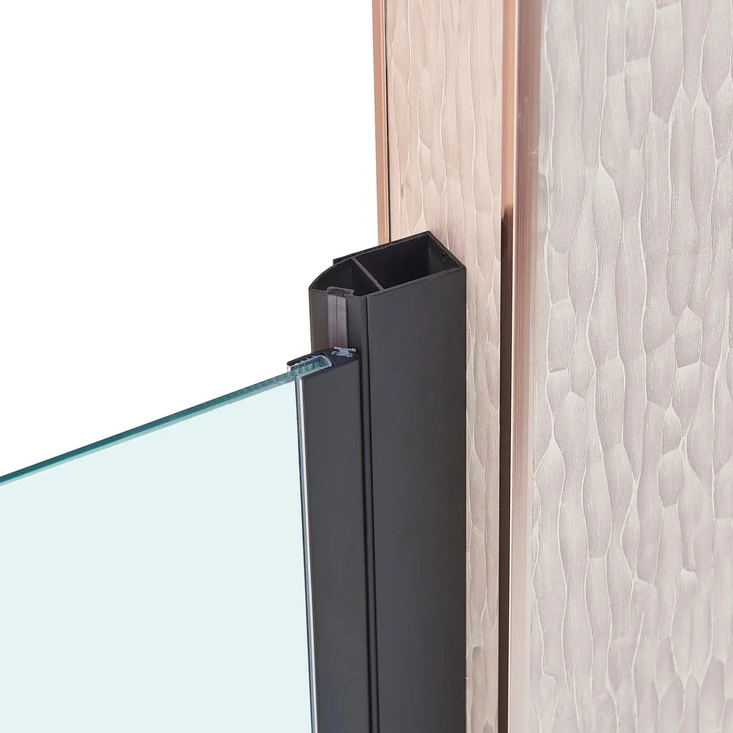 75" X 30" Aluminum and Tempered Glass Shower Door Homeroots Bed & Bath