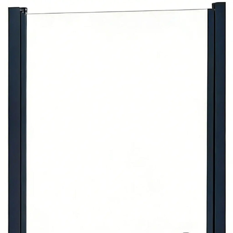 75" X 30" Aluminum and Tempered Glass Shower Door Homeroots Bed & Bath