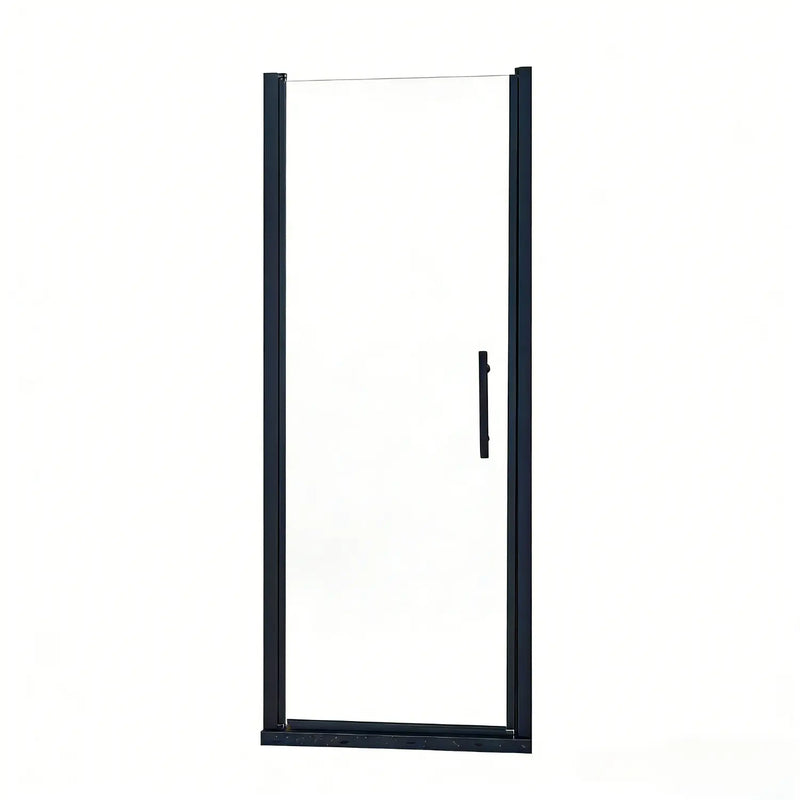 75" X 30" Aluminum and Tempered Glass Shower Door Homeroots Bed & Bath