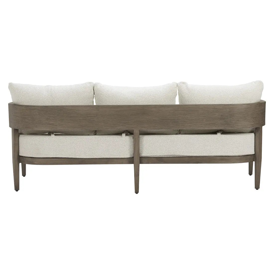 78" Beige Polypropylene Aluminum Sofa Homeroots Living Room