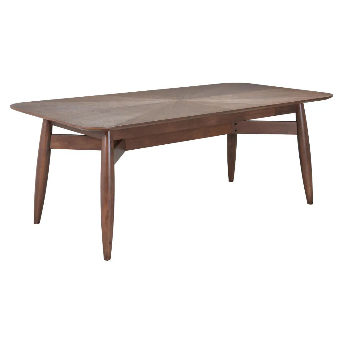 78" Espresso Solid Wood Dining Table Homeroots Kitchen & Dining