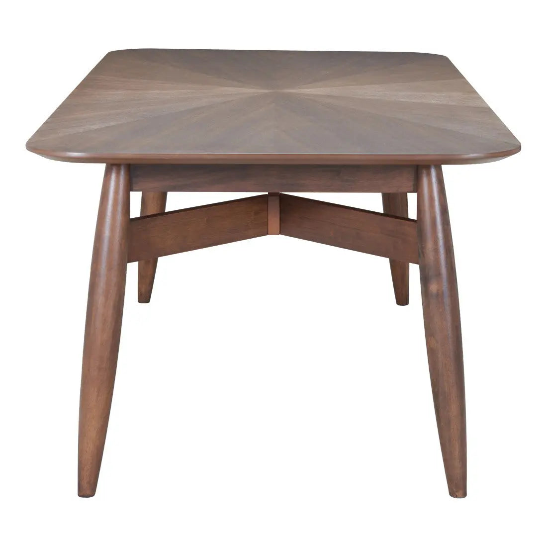 78" Espresso Solid Wood Dining Table Homeroots Kitchen & Dining