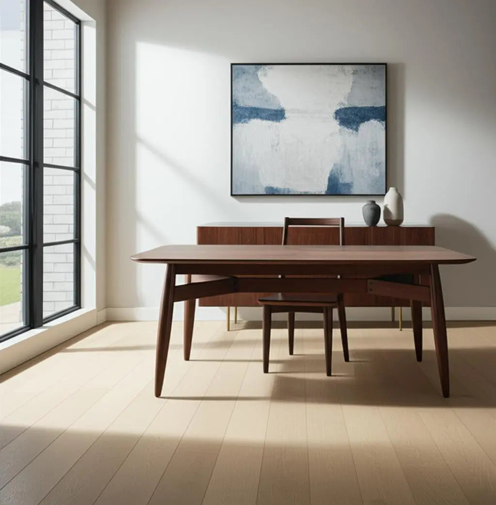 78" Espresso Solid Wood Dining Table Homeroots Kitchen & Dining