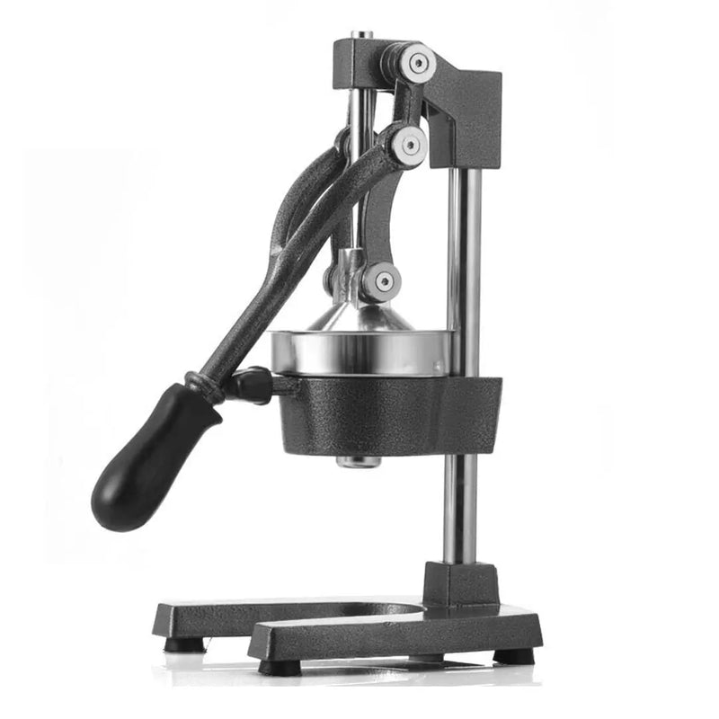7" Black And Silver Stainless Steel Manual Juicer Homeroots Kitchen & Dining