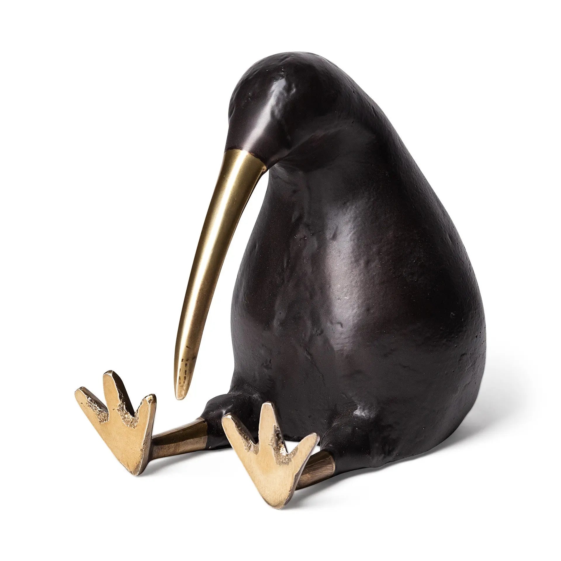 7" Black Metal Tabletop Sculpture Homeroots Home Decor