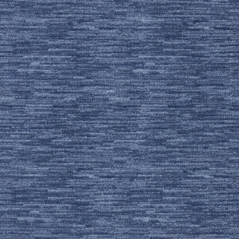 7' Square Blue Stain Resistant Indoor Outdoor Area Rug - GreatEagleInc