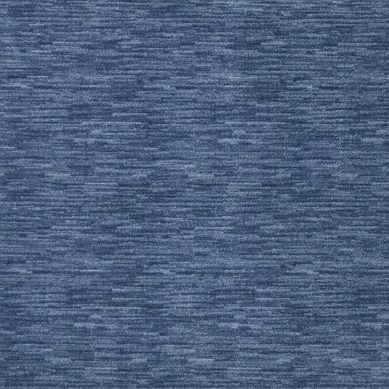 7' Square Blue Stain Resistant Indoor Outdoor Area Rug - GreatEagleInc