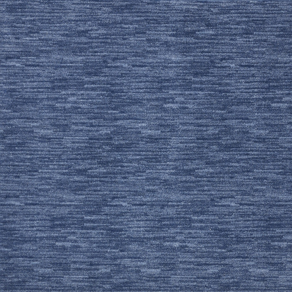 7' Square Blue Stain Resistant Indoor Outdoor Area Rug - GreatEagleInc