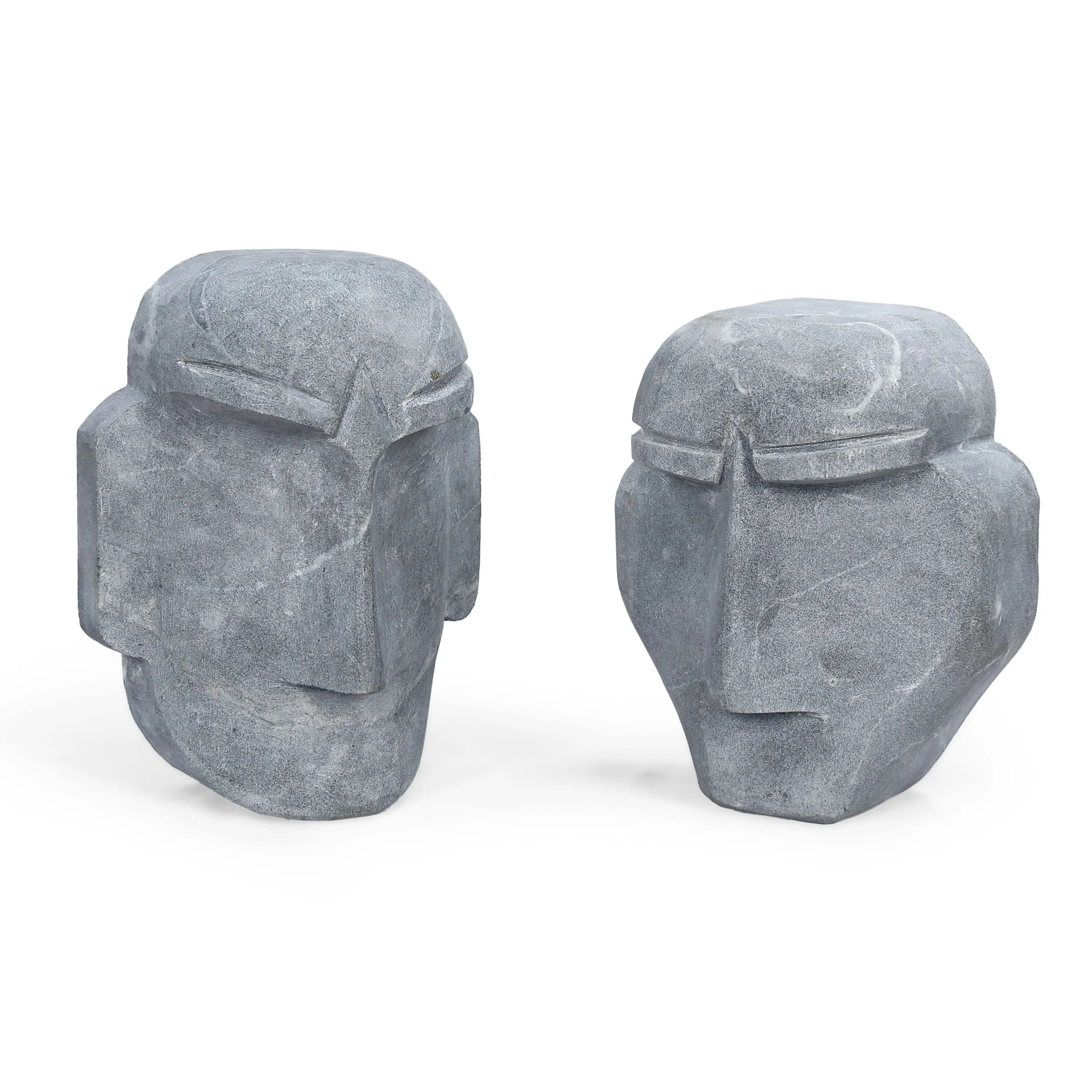 7" Stone Stone Figurine Homeroots Home Decor