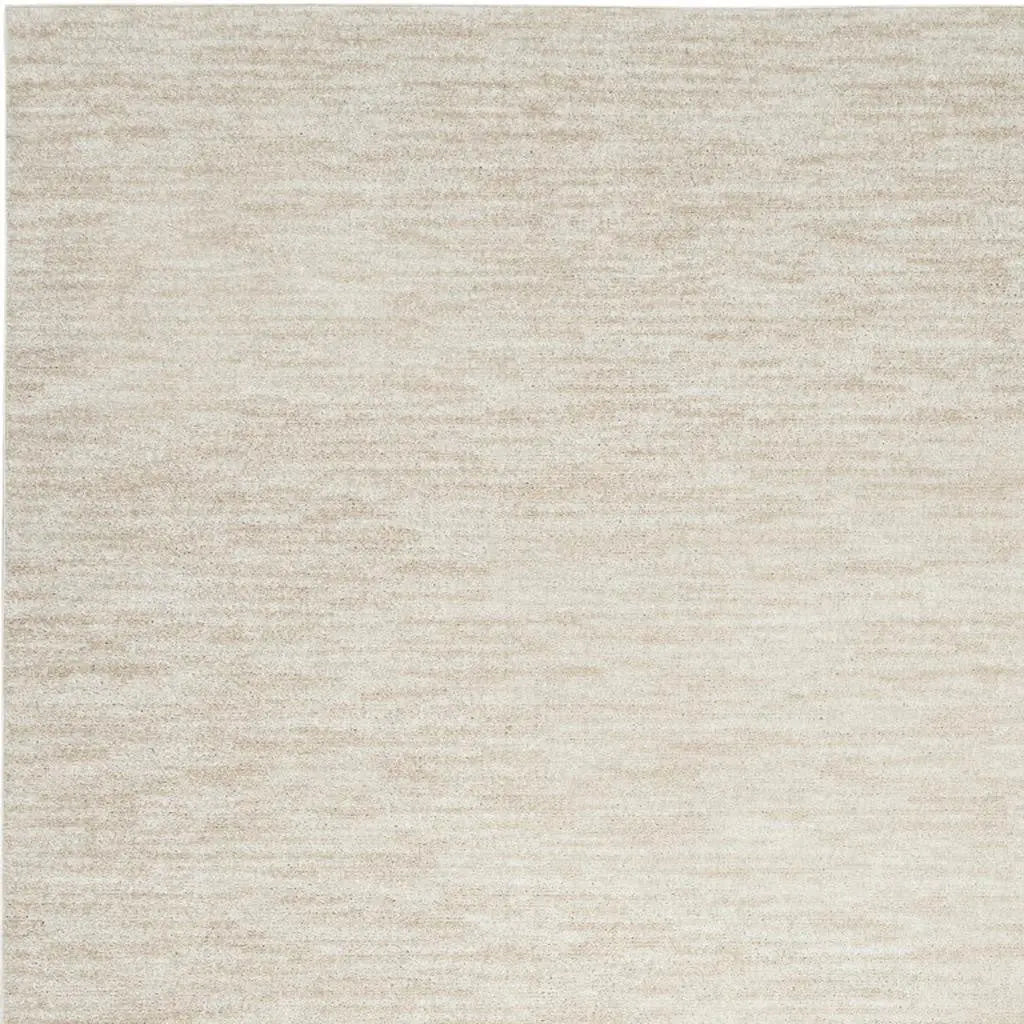 7' X 10' Beige And Ivory Indoor Outdoor Area Rug - GreatEagleInc