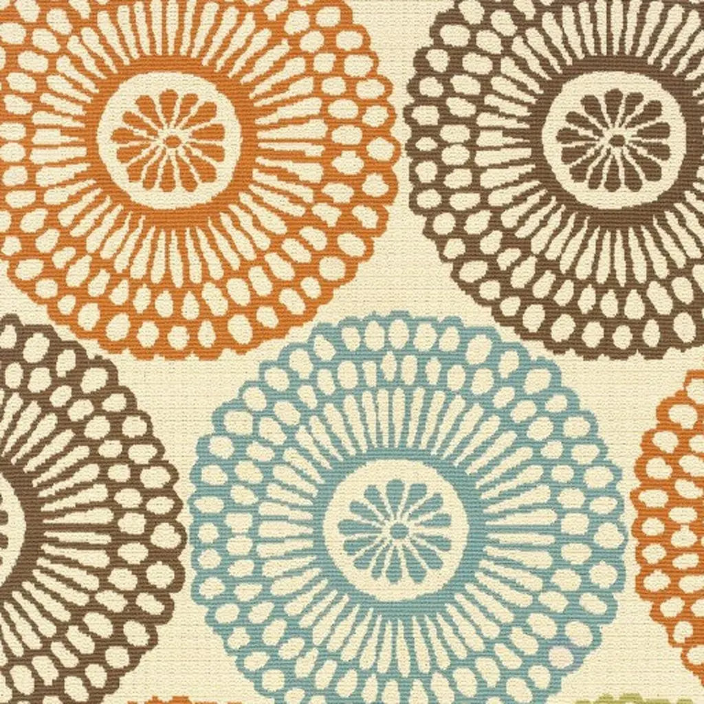 7' X 10' Beige Indoor Outdoor Area Rug Homeroots Outdoor