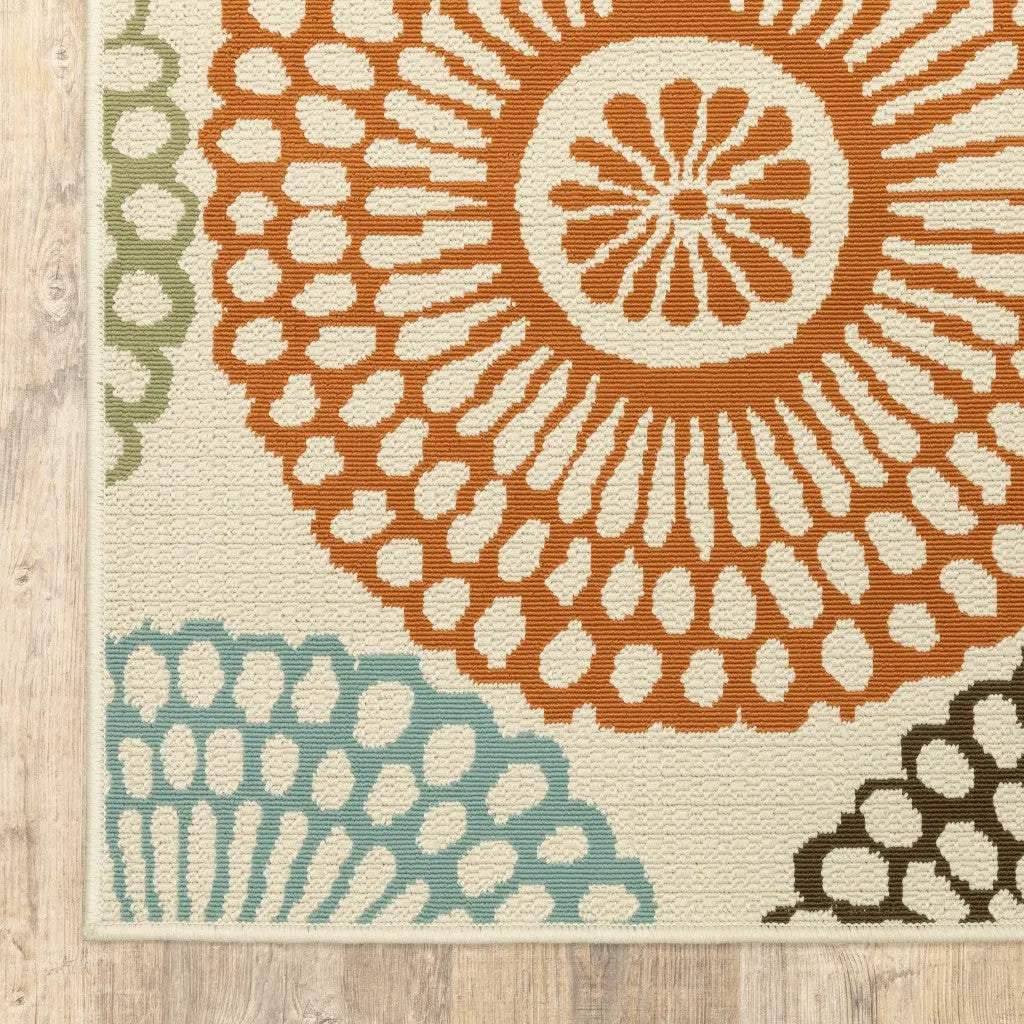 7' X 10' Beige Indoor Outdoor Area Rug Homeroots Outdoor