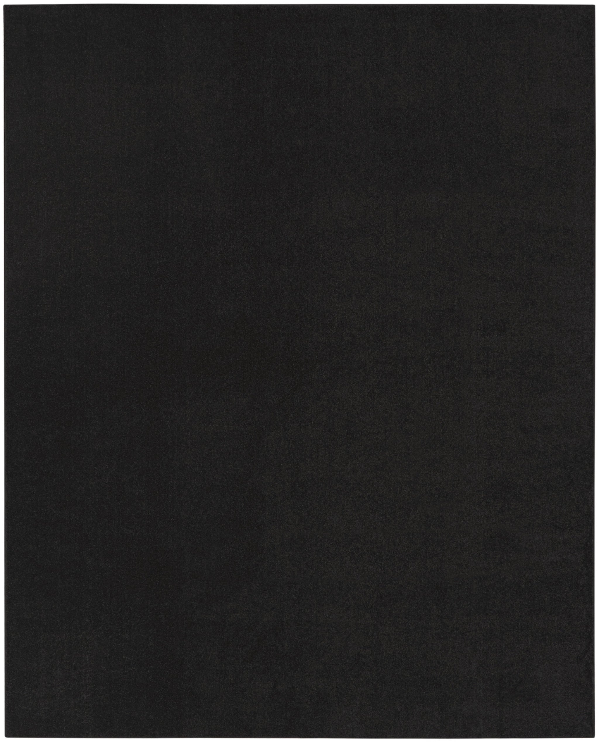 7' X 10' Black Indoor Outdoor Area Rug - GreatEagleInc