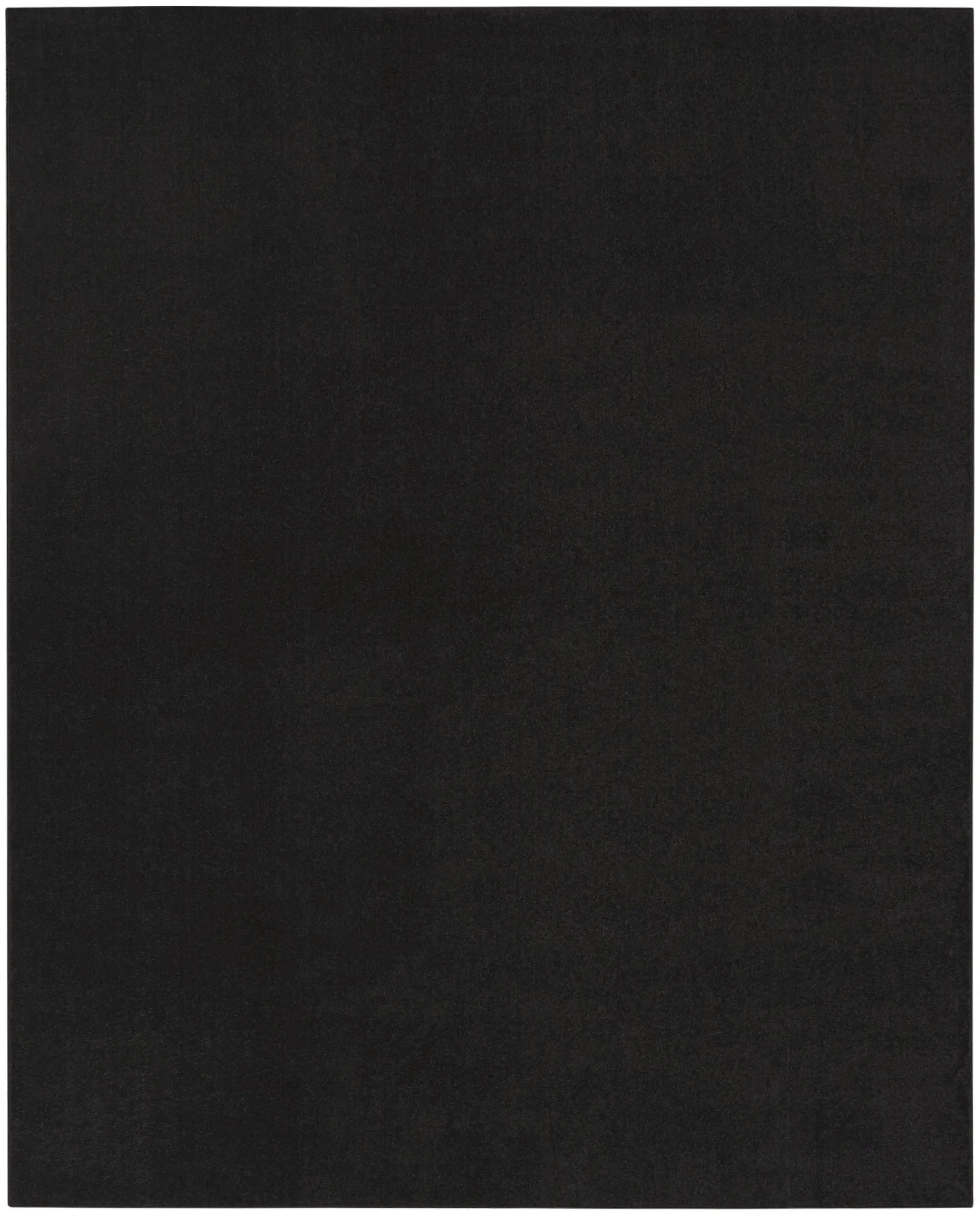 7' X 10' Black Indoor Outdoor Area Rug - GreatEagleInc