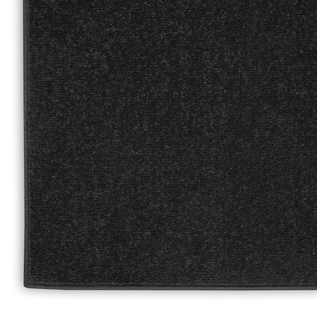 7' X 10' Black Indoor Outdoor Area Rug - GreatEagleInc
