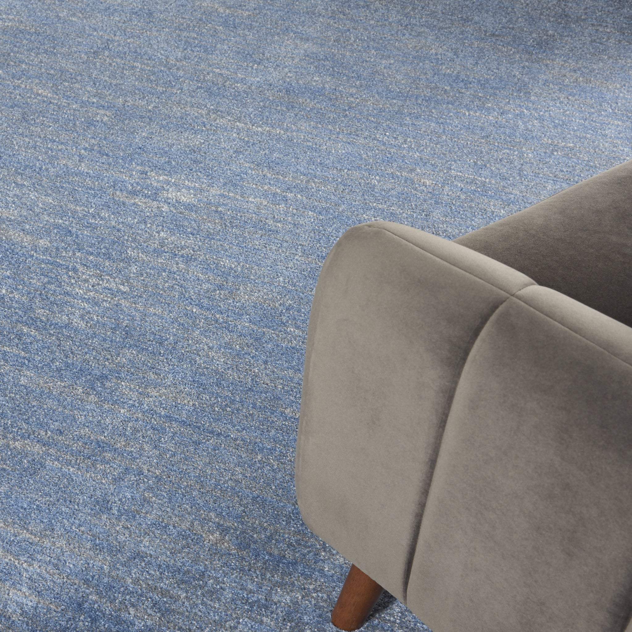 7' X 10' Blue And Gray Indoor Outdoor Area Rug - GreatEagleInc