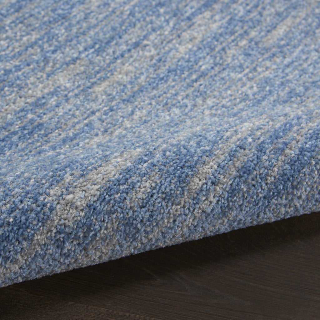 7' X 10' Blue And Gray Indoor Outdoor Area Rug - GreatEagleInc